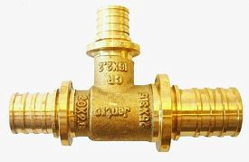 Тройник PE-X перех лат Дн32х20х25 РОС
